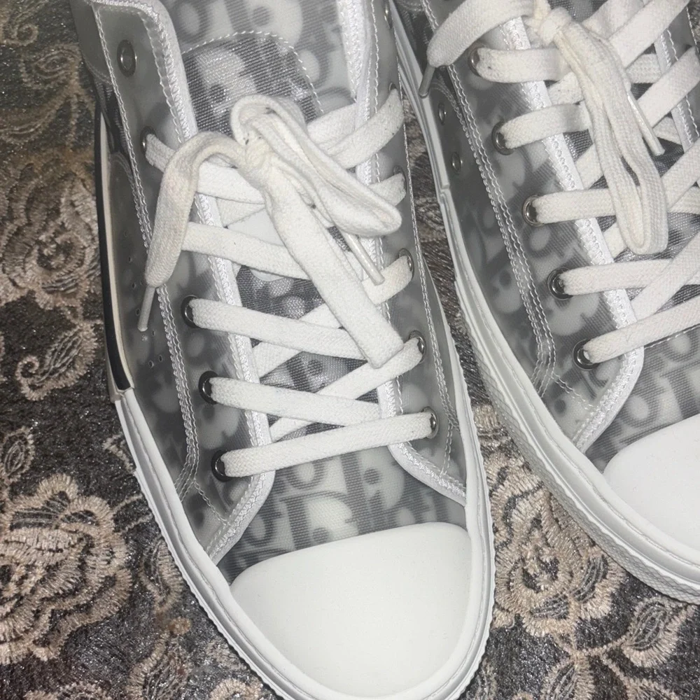 Dior Monochrome Sneakers in Elegant Black & White Gently Used. Men’s EU 47/14 US - Picture 7 of 15